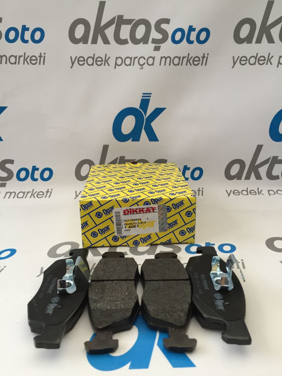 FİAT DOBLO ÖN FREN BALATA TAKIMI 2001 2005