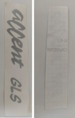 BAGAJ YAZI ACCENT GLS GRI KAGIT 97- 8632022000ZZ - 8632022000KR