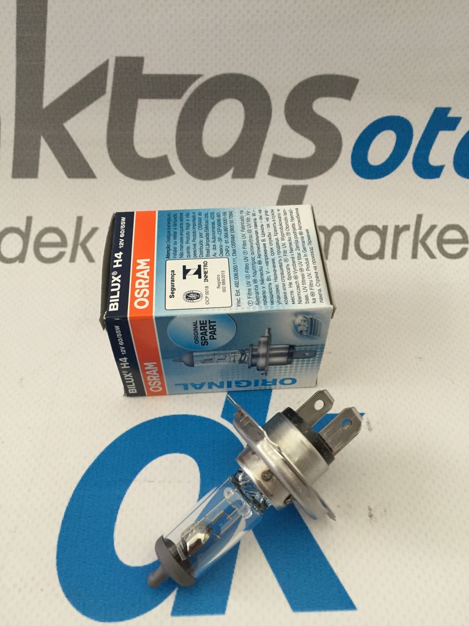 Far Ampülü H4 55/60W Tırnaklı osram