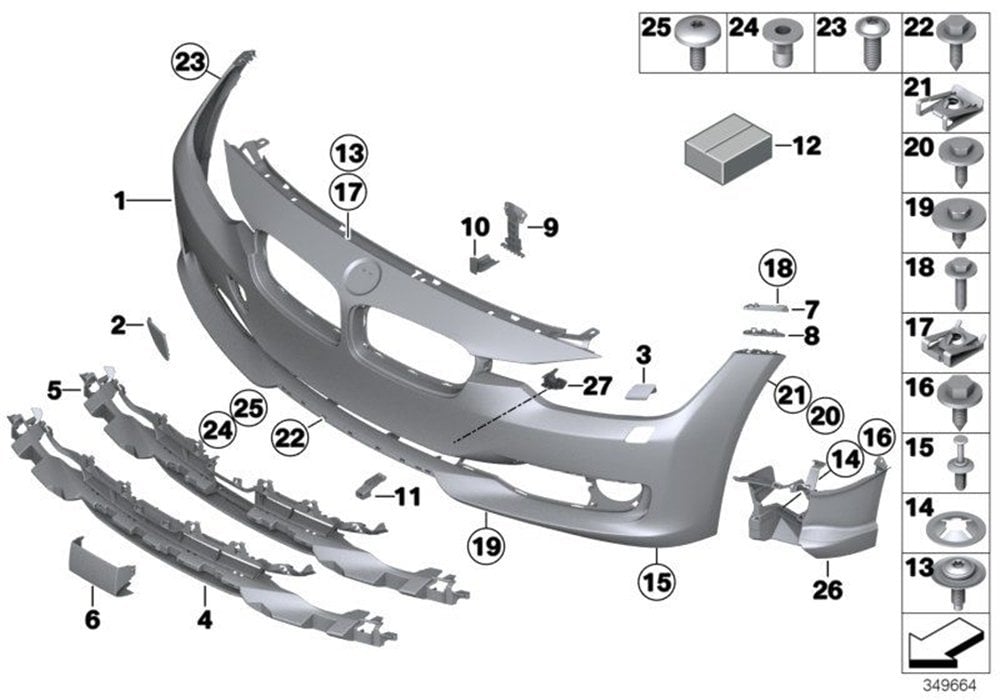 ÖN TAMPON BRAKETİ BMW 51117300884