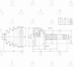 Aks Kafası Dış Navara 05-15 D40 / 4X4 29X27X67 C9211Eb30A