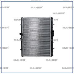 RADYATÖR SU PARTNER 08=> TEPEE / BERLINGO 08=> / PARTNER / BERLINGO 03-08 1.6HDI M-T BRAZING