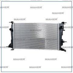 RADYATÖR SU FLUENCE 09=> / 1.5 DCI A-T / M-T 16mm BRAZING