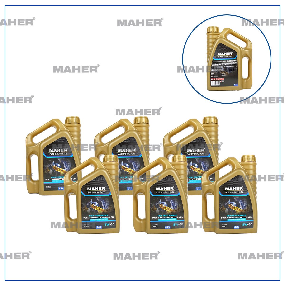 MOTOR YAĞI 5W/30 TAM SENTETİK SL-CF / 3.2lt