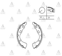 Fren Balata Prıde / Ford Festıva / Mazda 121 Pabuç Arka