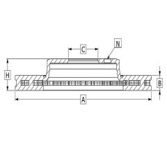 Fren Dıskı On (275-5)- Avensıs-Verso 01-05 / Camry 96-01 / Prevıa 34515