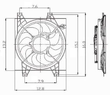 KLIMA FANI ACCENT 00=>     OTOMATIK  -  A/T 97730-25000