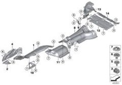 EKSOZ AMYANTI G01 ARKA BMW 51487407764