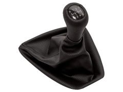 Topuzlu Vites Körüğü E90+LCI E92+LCI -6 İleri- Man.Şanz; (Siyah; Noktalı; Suni Deri) Işıklı