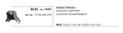 EKSOZ TAKOZU 10481 CLIO II 7700435270