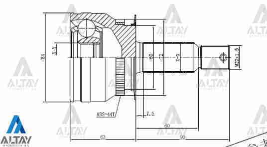 Aks Kafası Dış Cerato 03=> / Absli 27X60X24 495012F510