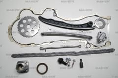 EKSANTRİK ZİNCİR SETİ ALBEA / DOBLO / PALİO / PUNTO / LİNEA / EGEA / FIORINO / ASTRA / CORSA / COMBO 03=> 1.3JTD-1.3CDTI EURO 4-5 (16 PARÇA KAPALI ZİNCİR) YAĞ POMPA CONTA + KEÇE