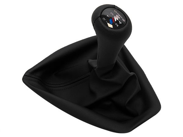 Topuzlu Vites Körüğü E90+LCI E92+LCI -6 İleri- Man.Şanz; (Siyah; Suni Deri) Işıklı -///M-