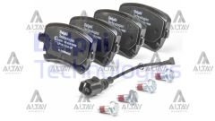 FREN BALATA TRANSPORTER T5 03=> 16''-17'' ARKA FİŞLİ