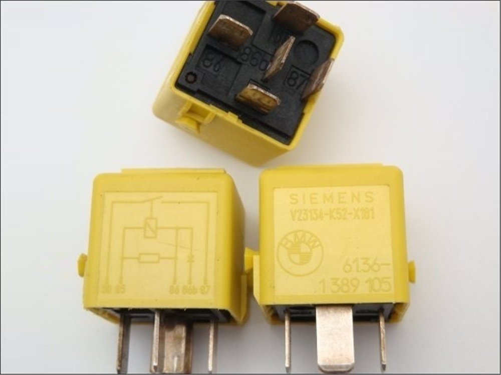 RÖLE KLİMA FAN YELLOW (çıkma) BMW 61361389105