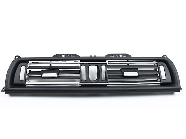 Klima/Kalorifer Izgarası F10+LCI Ön Orta; (4 Bölge) Nikelajlı Siyah - 64229166891