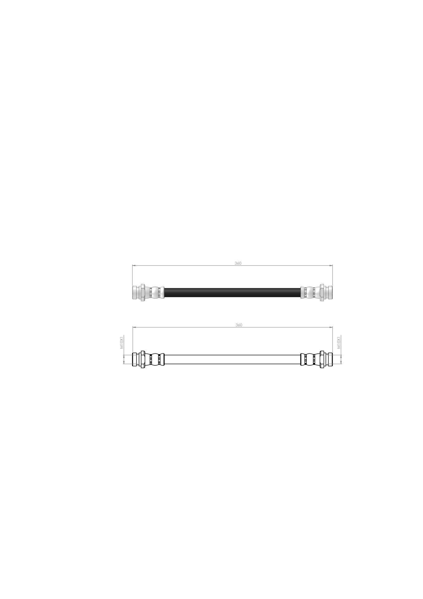 FREN HORTUMU ARKA L-200 CR 04/- MN102554