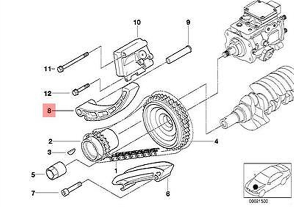 GERGİ PALETİ M47 BMW 13522246815