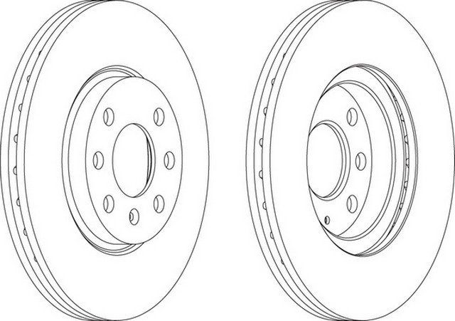 Opel Fren Disk Ön Corsa C 569000 569000 9196050