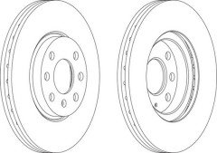 Opel Fren Disk Ön Corsa C 569000 569000 9196050