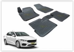 PASPAS 3D X-MAT HAVUZLU FIAT EGEA 16 SİYAH