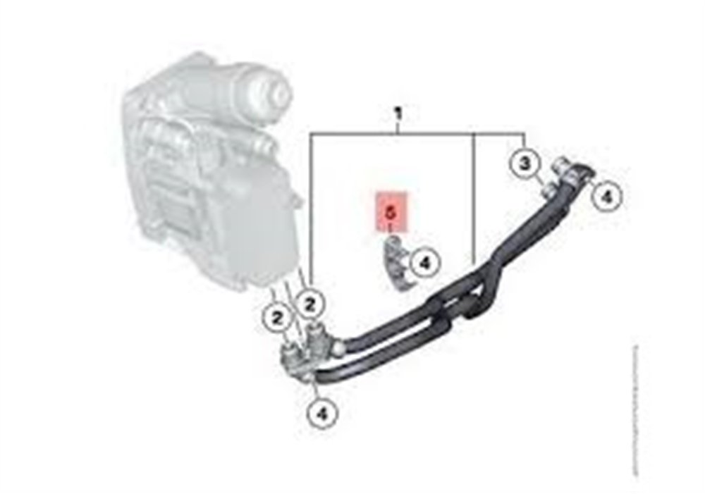 KLİPS HORTUM TUTUCU N47N BMW 17227810321