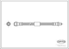 Fren Hortumu Arka 320mm 163 1998-00 - A1634200748