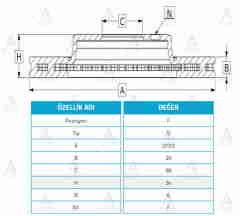 Fren Diski Canter Fe519 / Ön Havalı 274-6 Mb295968