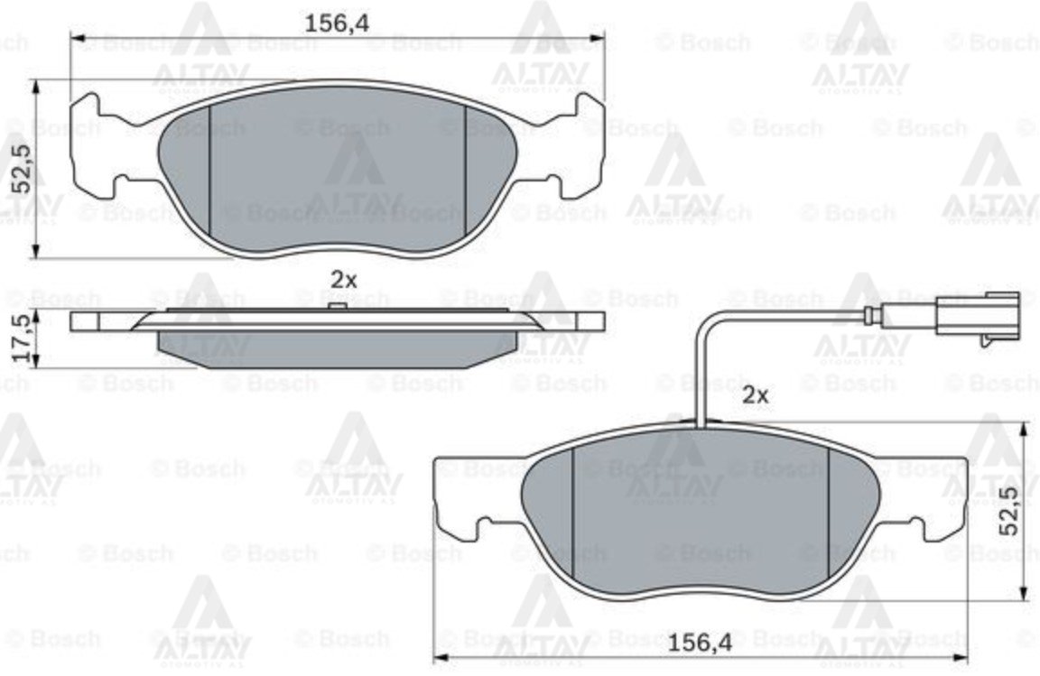 Fren Balata Bravo 96-06 1.6-1.8 Ön 71769140