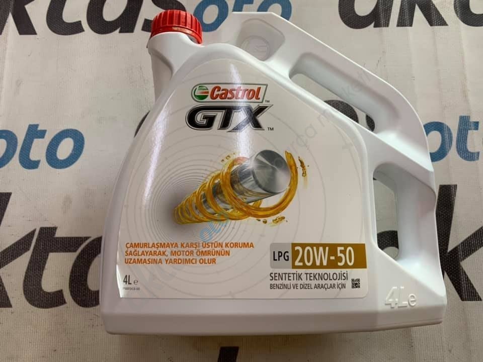 Motor Yağı 20/50 4 Litre Castrol