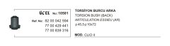 TORSİYON BURCU 10501 CLIO II 8200042594 7700429441