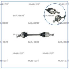 AKS KOMPLE ÖN 306  93-02 / SOL 1.9D ABSLİ 29 DİŞ 603,5mm