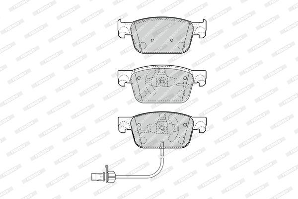 Vw A4 2015 Fren Balatası Ön 8W0698151Q 8W0698151Aa 8W0698151Af 8W0698151Ag 8W0698151K 8W069