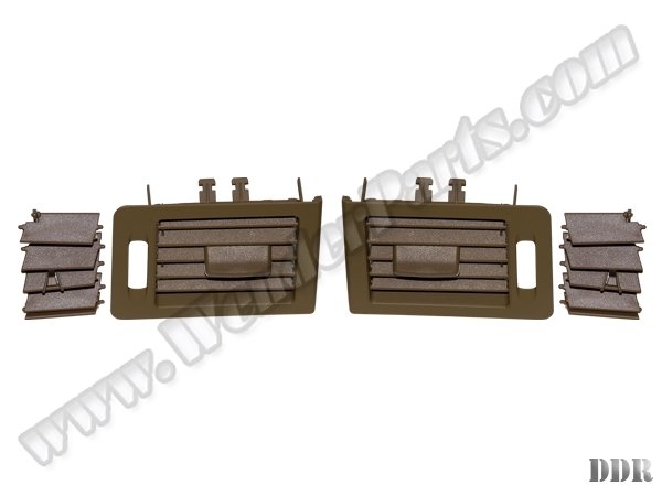 Klima/Kalorifer Izgarası W204 Ön (Set:2ad); Bej - 2048309854S2