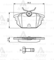 Fren Balata Tempra / Tıpo / Marea 2.0 Arka 9945821