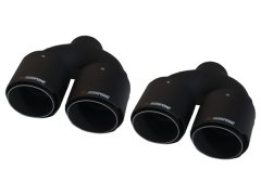 Egzoz Ucu Universal (Çiftli); 89mm (Siyah) -AKRAPOVIC- - -