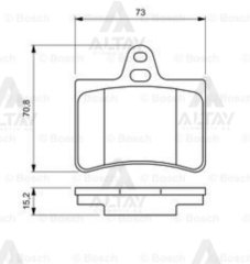 Fren Balata C5 Iı 04-08 / C5 Iıı 08-15 / C5 I 01-04 Arka 425217