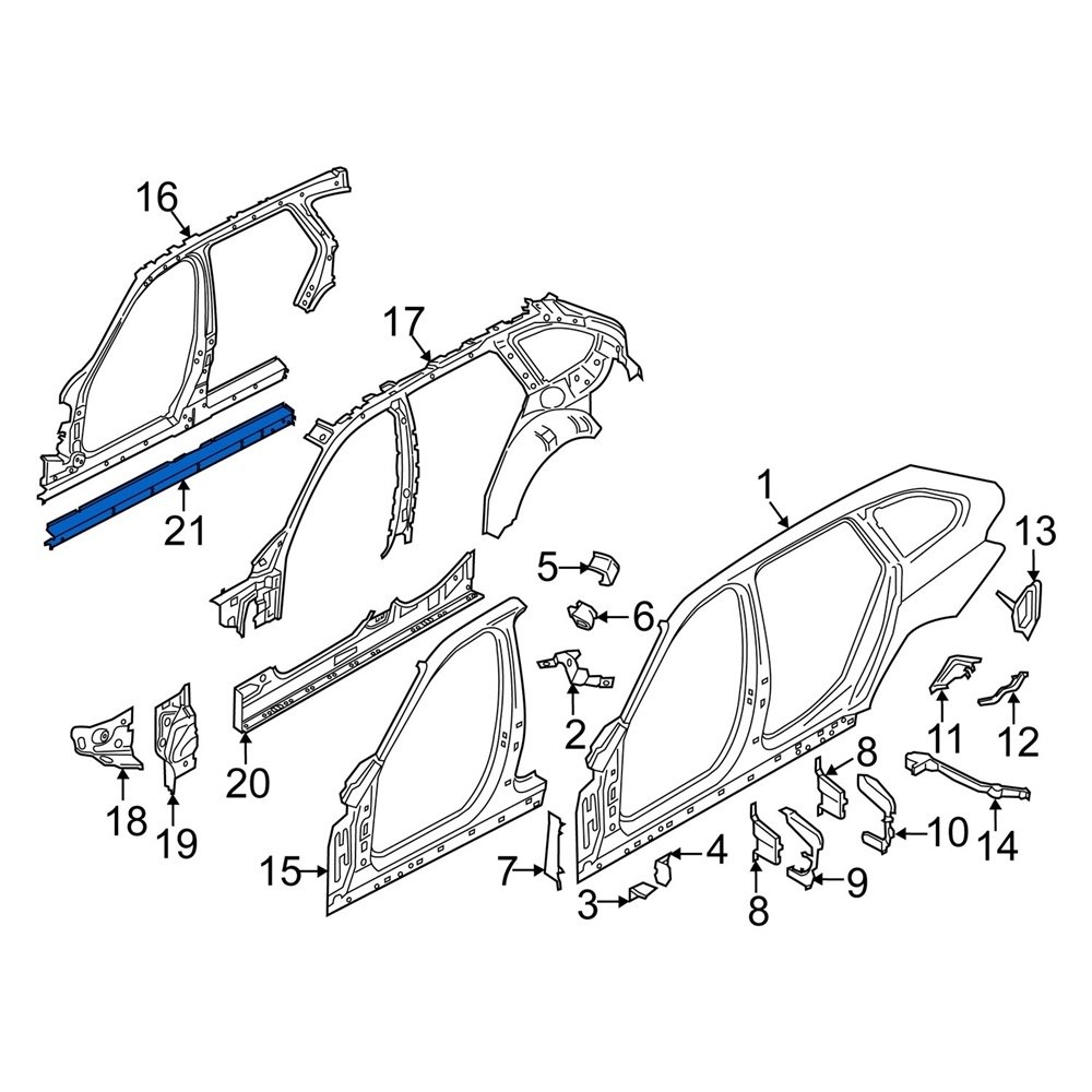 MARSBİYEL SACI F30/L BMW 41217297977
