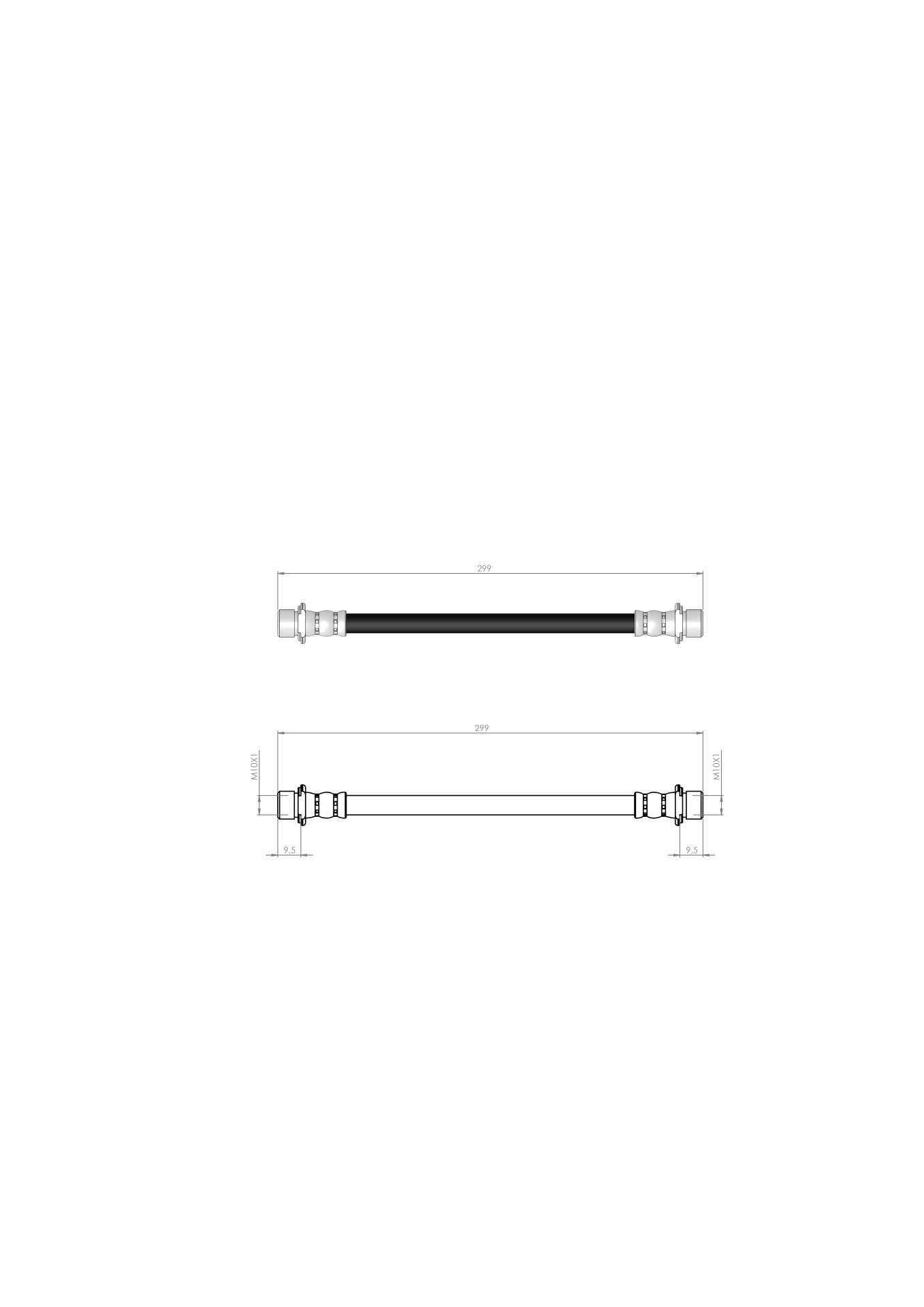 FREN HORTUMU ARKA  KAMPANA COROLLA E11- EE11HB-ZZE112HB-AE11HB 97-02 9094702921 9094702783 -  9094702789 -  9094702849 9094702763