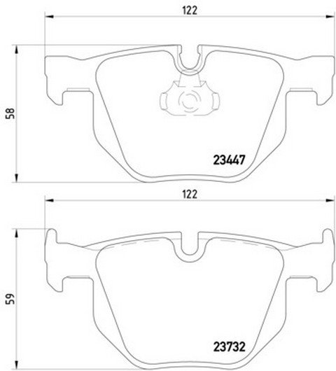 Fren Balatası Arka 3.0-3.5-4.0i-d E70-71-F15 2007-18 - 34216776937