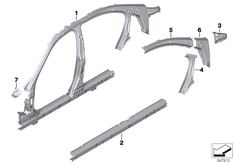 MARSBİYEL SACI F30/R BMW 41217297978