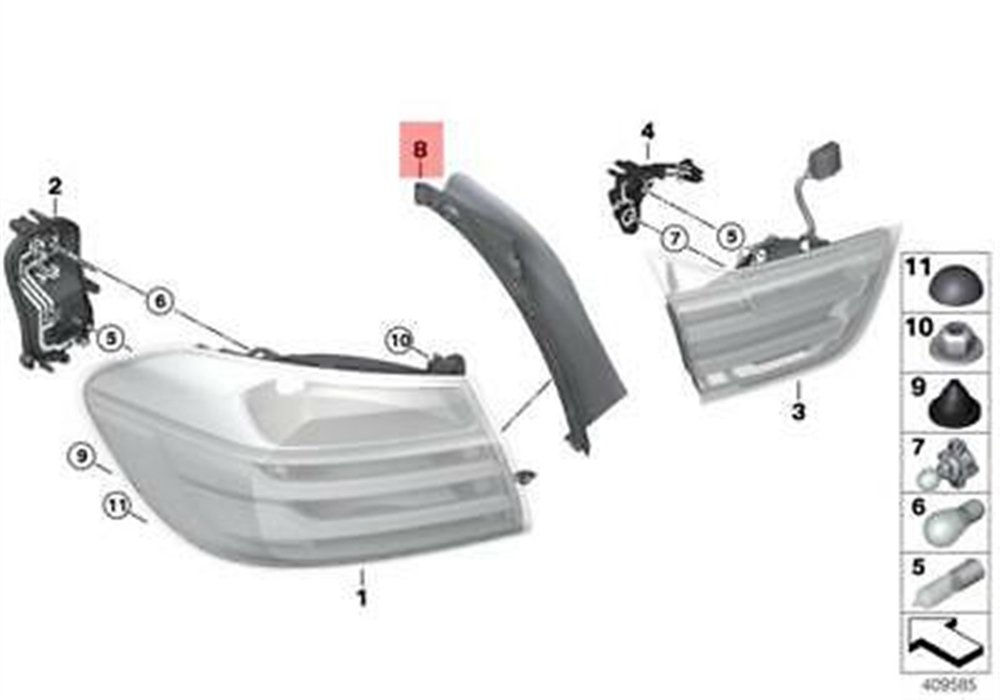 STOP YAN SU OLUĞU BMW F33,F36,F82,F83 63217366067