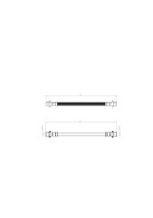 FREN HORTUMU ARKA HILUX II 87-059695033456 - 9094702447 - 9094702581  9094702150 - 9094702308 - 9094702446 - 909470940 - 9695033455 - 9094702067