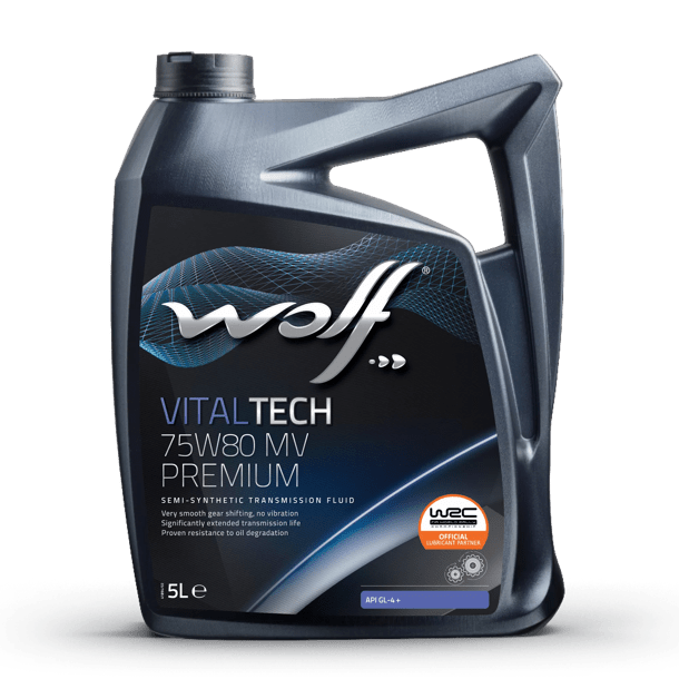 WOLF YARI SENTETİK ŞANZIMAN YAĞI VITALTECH 75W80 MV PREMIUM SARI 5 LT