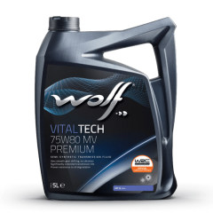 WOLF YARI SENTETİK ŞANZIMAN YAĞI VITALTECH 75W80 MV PREMIUM SARI 5 LT