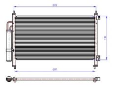 KLIMA RADYATORU CIVIC HB 06=>     640x310x16 80110-SMG-E01