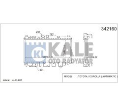 Radyatör Su Corolla  88-92 Ae-92 / Corona At171 (At) Brazıng 1640016331