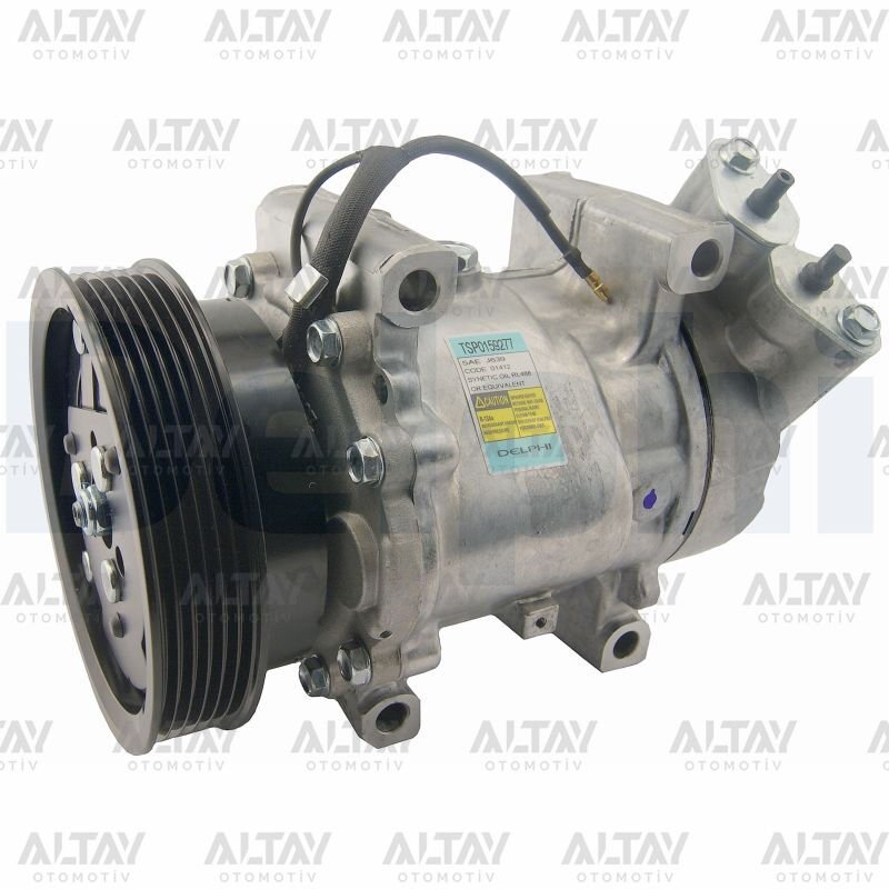 KLIMA KOMPRESORU  CLIO I II SYMBOL 1.4-1.6 16V-1.5 DCI 01=> / KNG 1.4-1.6 16V-1.5 DCI 97 => (125mm)6 KANAL