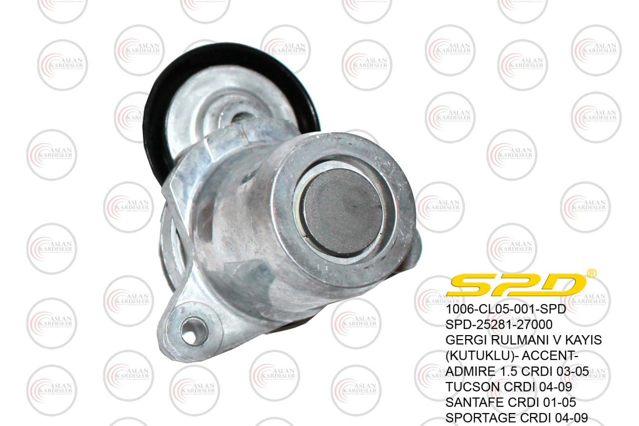 V Kayıs Gergı Rulmanı (Ayarlı)- Accent-Admıre 1.5 Crdı 03-05 / Tucson Crdı 04-09 / Santafe Crdı 01-05 / Sportage Crdı 04-09 Spd2528127000
