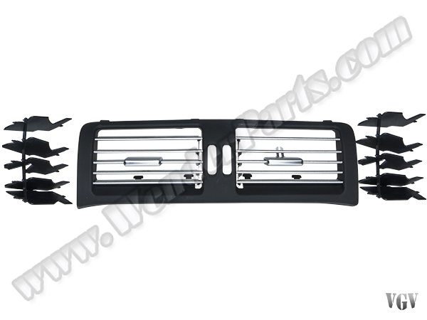 Klima/Kalorifer Izgarası W251 Ön Orta; Nikelajlı Siyah 2010-13 - 2518302254BK